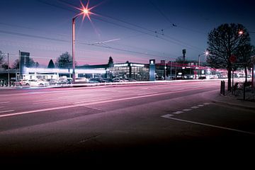 Lichtshows in de Alpenstraße van Daniel Fankhauser