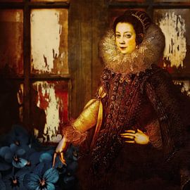 Look at those Violets by Helga Blanke