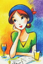 Bright Colours and Thoughts by OMG Art
