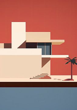 Bauhaus Poster Art Print Design Architecture by Niklas Maximilian