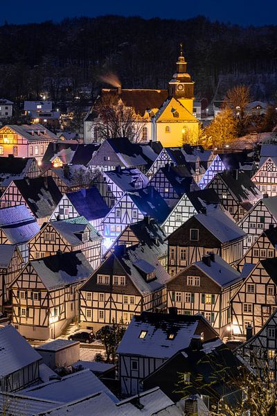 Die Fachwerkhäuser von Freudenberg im Siegerland von Roland Brack