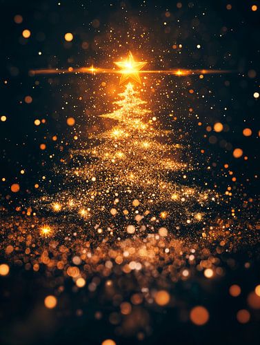 Glitzernder Weihnachtsbaum