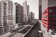 Hong Kong snelweg rood van Govart (Govert van der Heijden) thumbnail