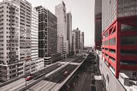 Hong Kong highway red