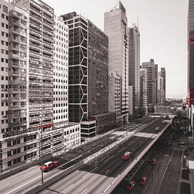 Autobahn Hongkong rot von Govart (Govert van der Heijden)
