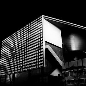 Schwarz-weißes Minimalismus-Foto von TivoliVredenburg in Utrecht von Phillipson Photography