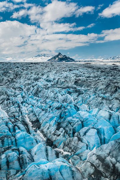 Gletsjers van het Alaska-gebergte van Denis Feiner