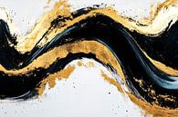 Abstract black-and-gold artwork by Imperial Art House thumbnail