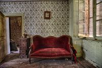 Rotes Sofa