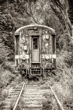 Oude treinwagon