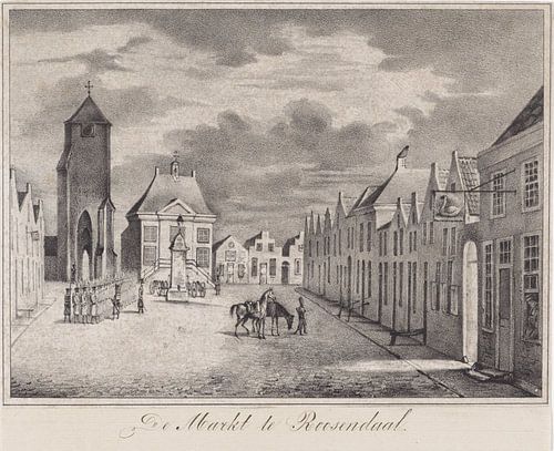 Joannes Willem Vos, Markt te Roosendaal, 1830-1831