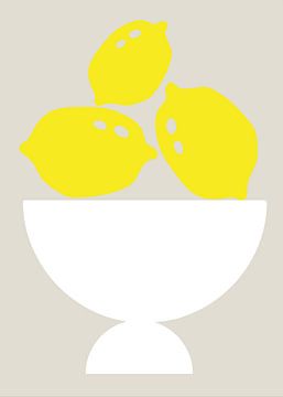 TW living - modern summer lemon art - 4 van TW living