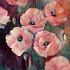 pink poppies ( oilpainting) van Els Fonteine