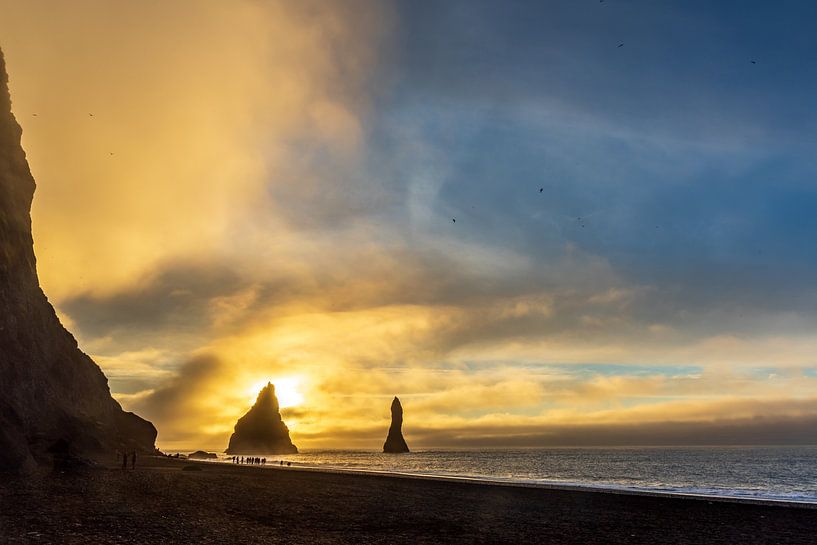 Lever de soleil sur la plage de Reynisfjara par Wendy van Kuler Fotografie