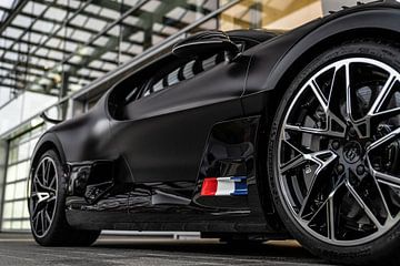 Zwarte Bugatti Divo van Bas Fransen