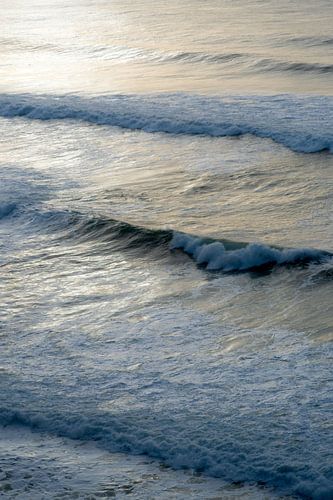Ocean waves in Portugal