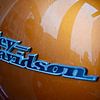 Amerikaans motoricoon Harley Davidson van Jan Radstake