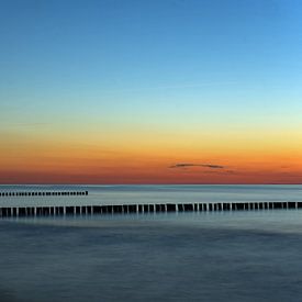 Sunset over the Baltic Sea by Katrin May