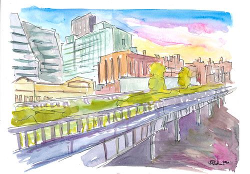 Highline Park New York City Walk