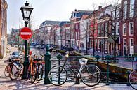 St. Jansbrug Oude Rijn Leiden Nederland van Hendrik-Jan Kornelis thumbnail