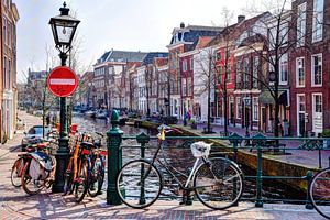 St. Jansbrug Oude Rijn Leiden Niederlande