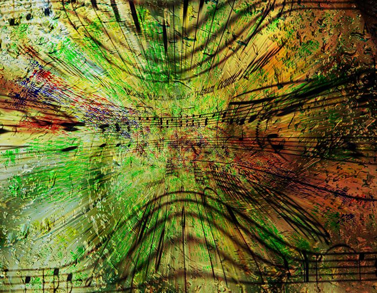 Concept abstract : Musica est in aere van Photoart-Naegele