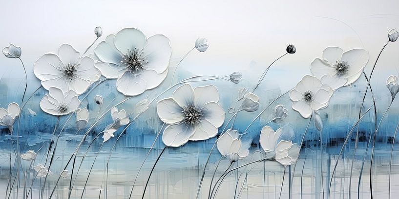 Blue flowers by Bert Nijholt