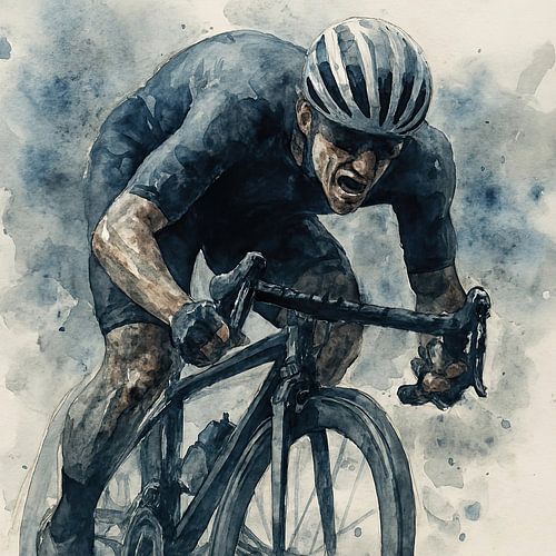 The decisive demarrage ( cycling power action thrill and excitement tough racing bike)