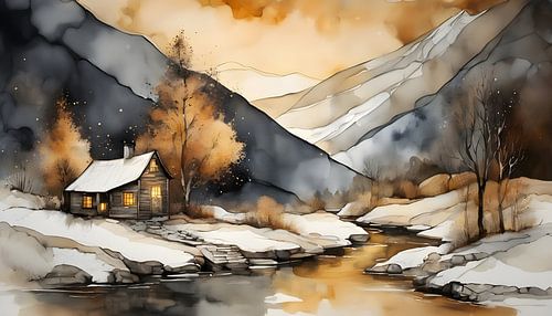 Nordland winter landscape