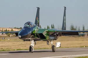 Saudische Boeing F-15 Eagle auf dem Luftwaffenstützpunkt Tanagra.