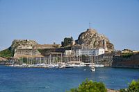 Oude vesting bij Corfu-stad