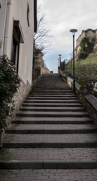 Stairway to the old city hills van Delano Weller