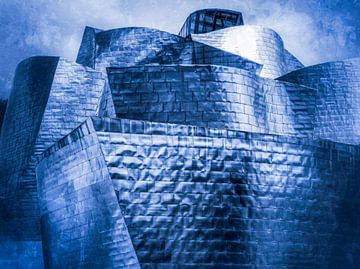 Guggenheim Bilbao in Blue by Nordwin Alberts / Moving Stills