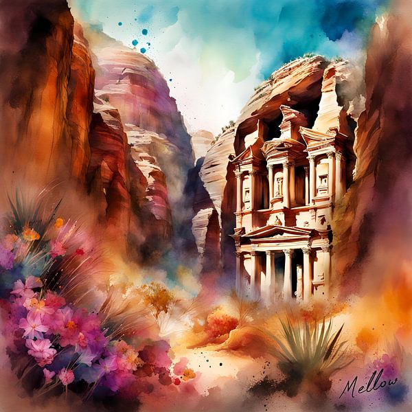 Petra Blossoms by Mellow Art