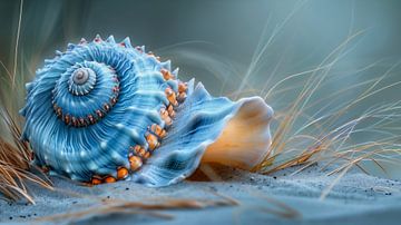 Schelp op het strand van Max Steinwald