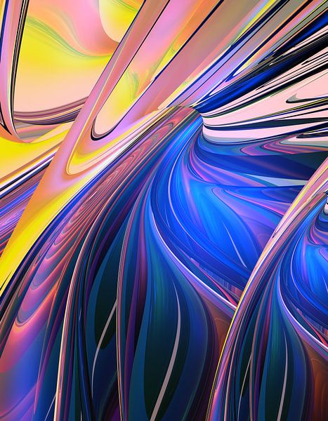 Composition Abstract 751 by Angel Estevez