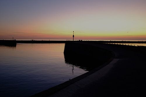 Noorderhaven Pier, Scheveningen, at sunset