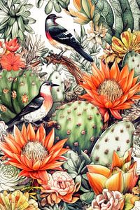 Blumen botanisches Muster 13 #Sukkulenten