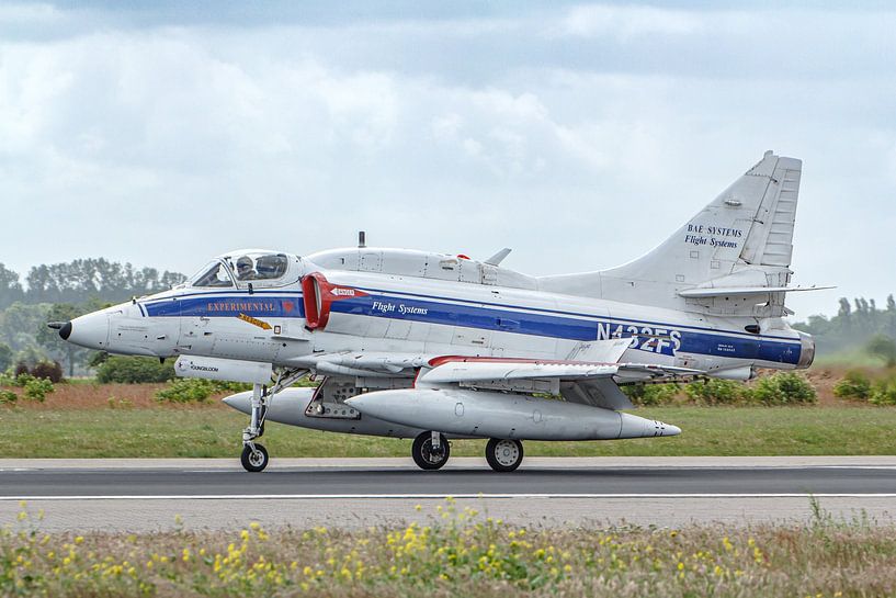McDonnell Douglas A-4 Skyhawk tijdens Phantom Pharewell. van Jaap van den Berg