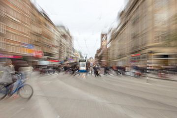 Amsterdam in beweging | Zoom Burst van Gabry Zijlstra