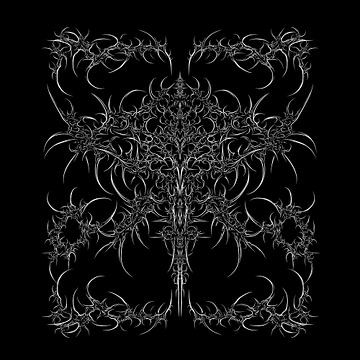 cyber sigilism ornamental symmetrisch von Muhammad Abdurrohim