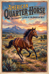 Quarter Horse américain