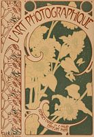 L'Art Photographique No. 10, L'Art Photographique cover (1900) by Alphonse Mucha