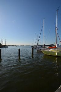 Motorboote & Segelschiffe im Hafen Altefähr