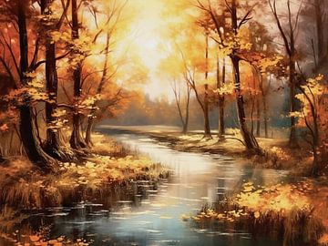 Goldener Herbst von Max Steinwald