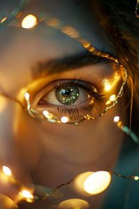 Twinkling lights and shining eyes