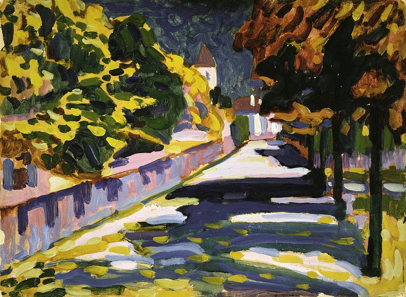 Herfst in Beieren, Wassily Kandinsky van Meesterlijcke Meesters