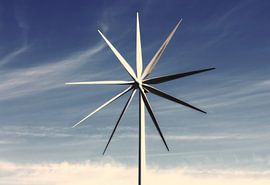Le grand moulin à vent dans le ciel sur Frank Herrmann