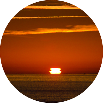 Algarve-landschap bij zonsondergang , Portugal