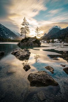 Hintersee bei Sonnenuntergang, Berchtesgaden von road to aloha